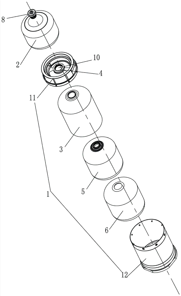 Container structure used for storing liquid