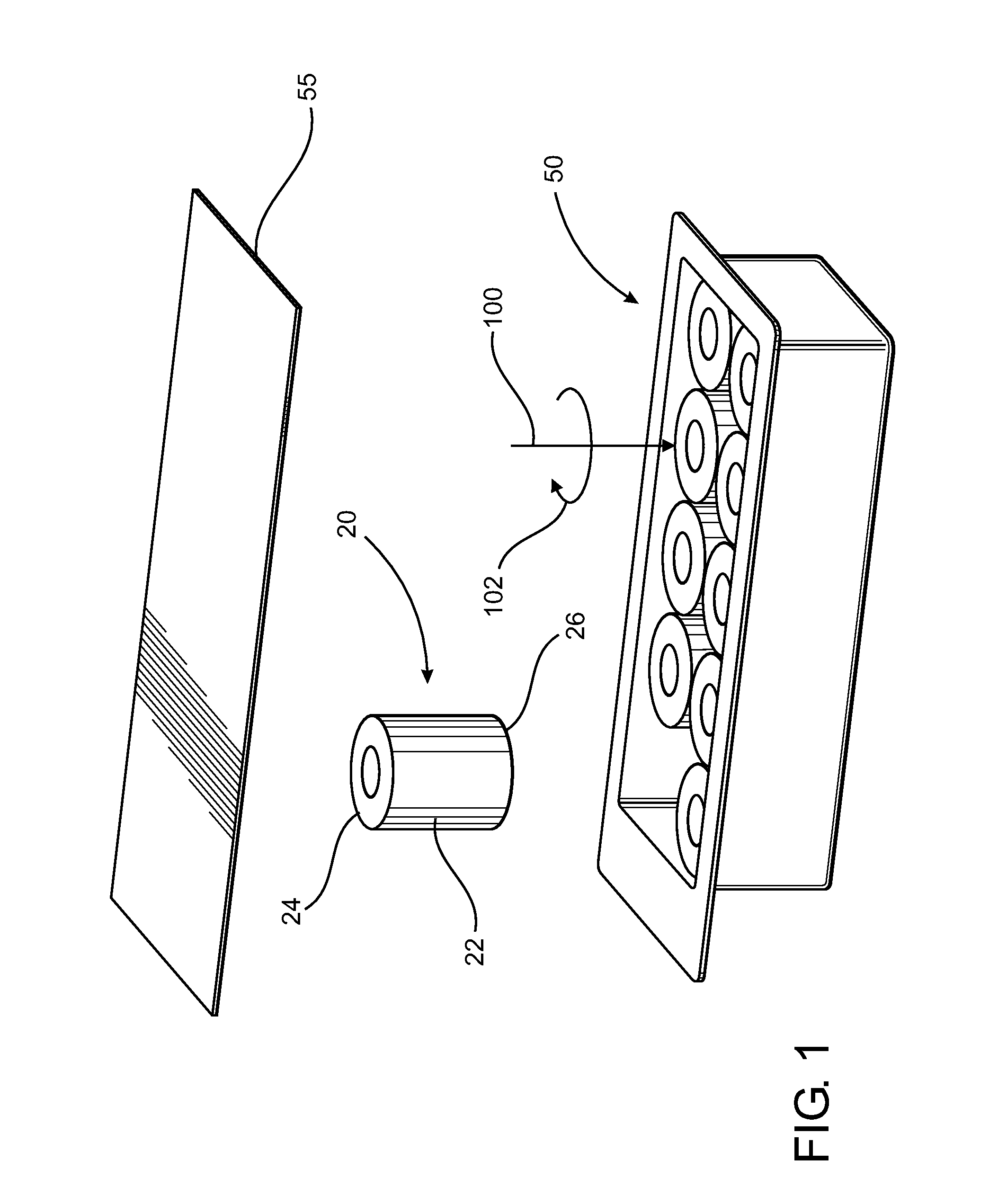 Assembly and system for connecting a closure to a syringe