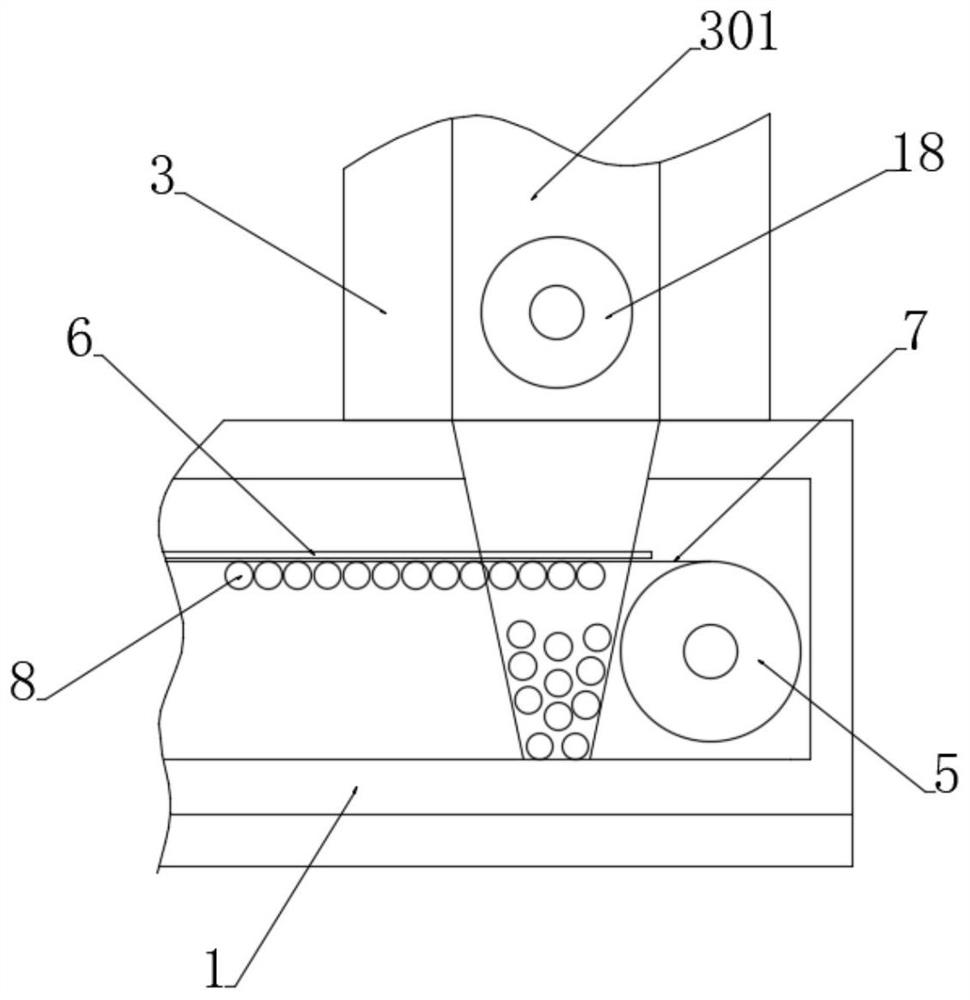 A pre-buried soil heavy metal adsorption and transfer device