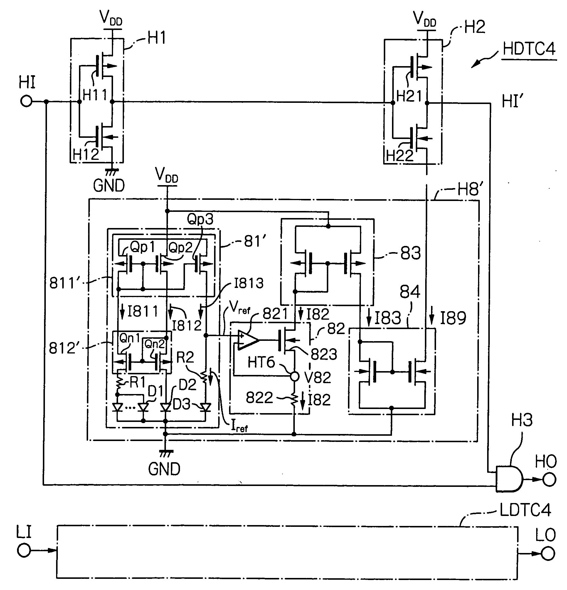 Dead time control circuit capable of adjusting temperature characteristics of dead time