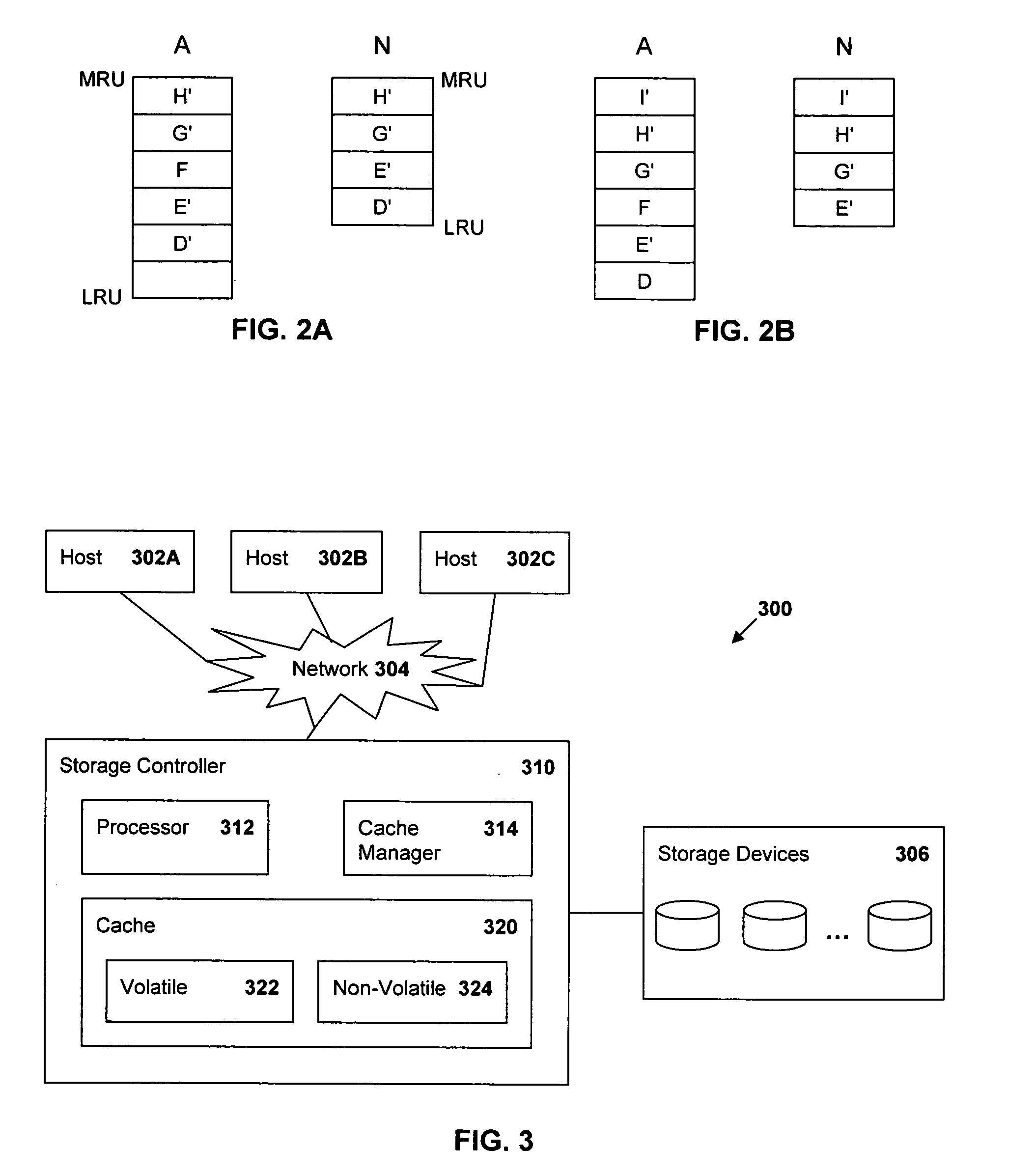 Decoupling storage controller cache read replacement from write retirement