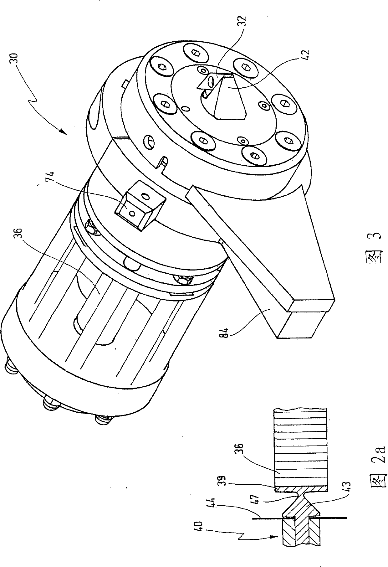 A device and method for forming microstructures