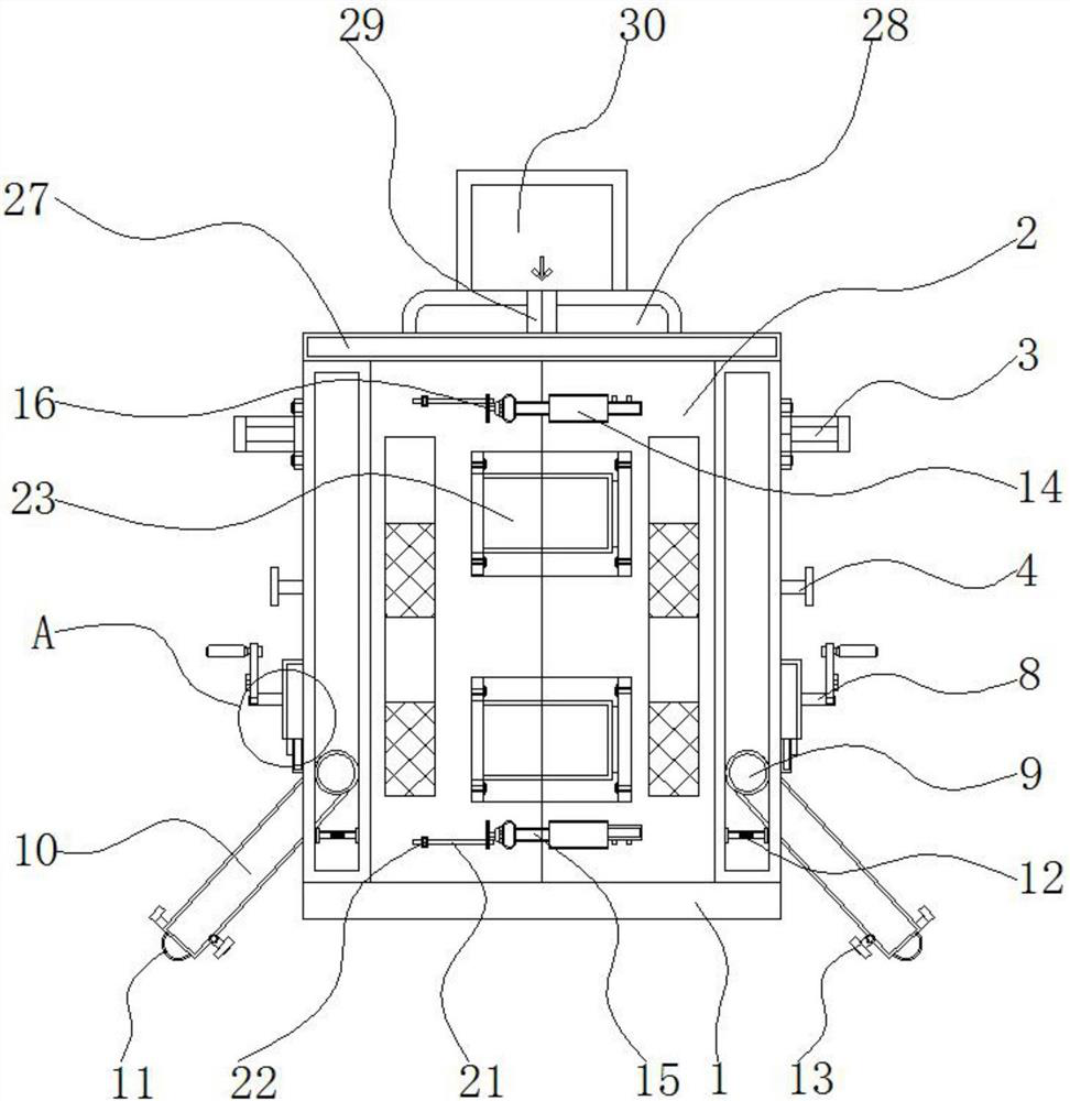 A stable traffic light fixing bracket that is convenient for maintenance and disassembly