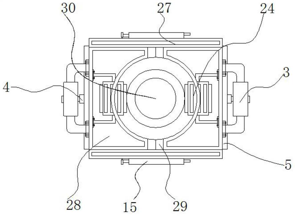 A stable traffic light fixing bracket that is convenient for maintenance and disassembly