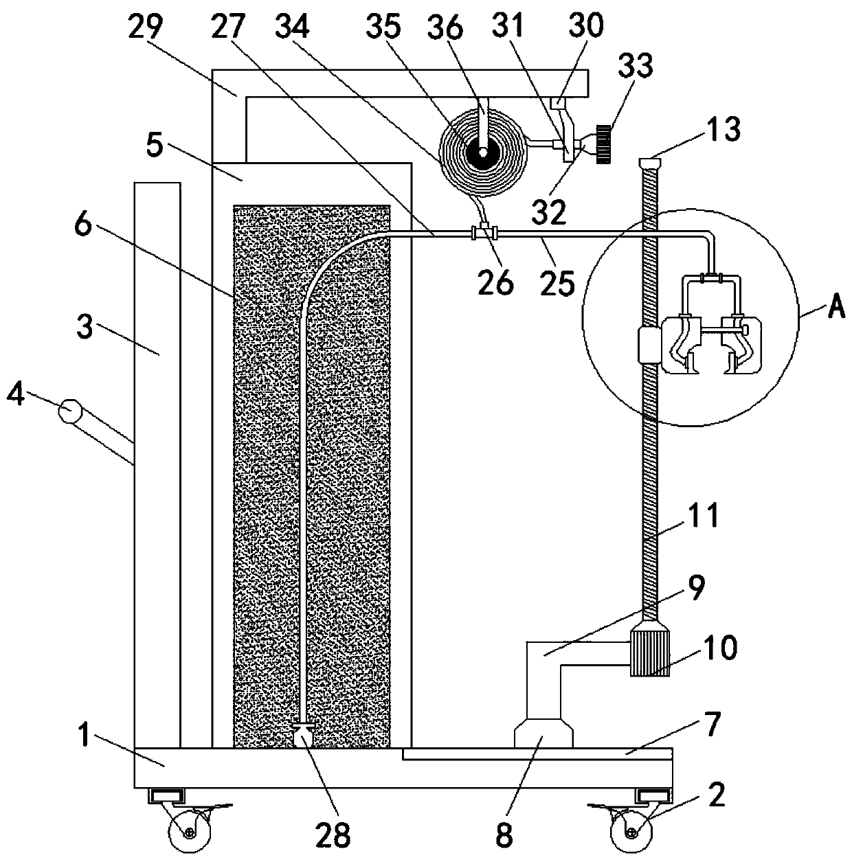 Surface lubrication and maintenance device for mechanical equipment