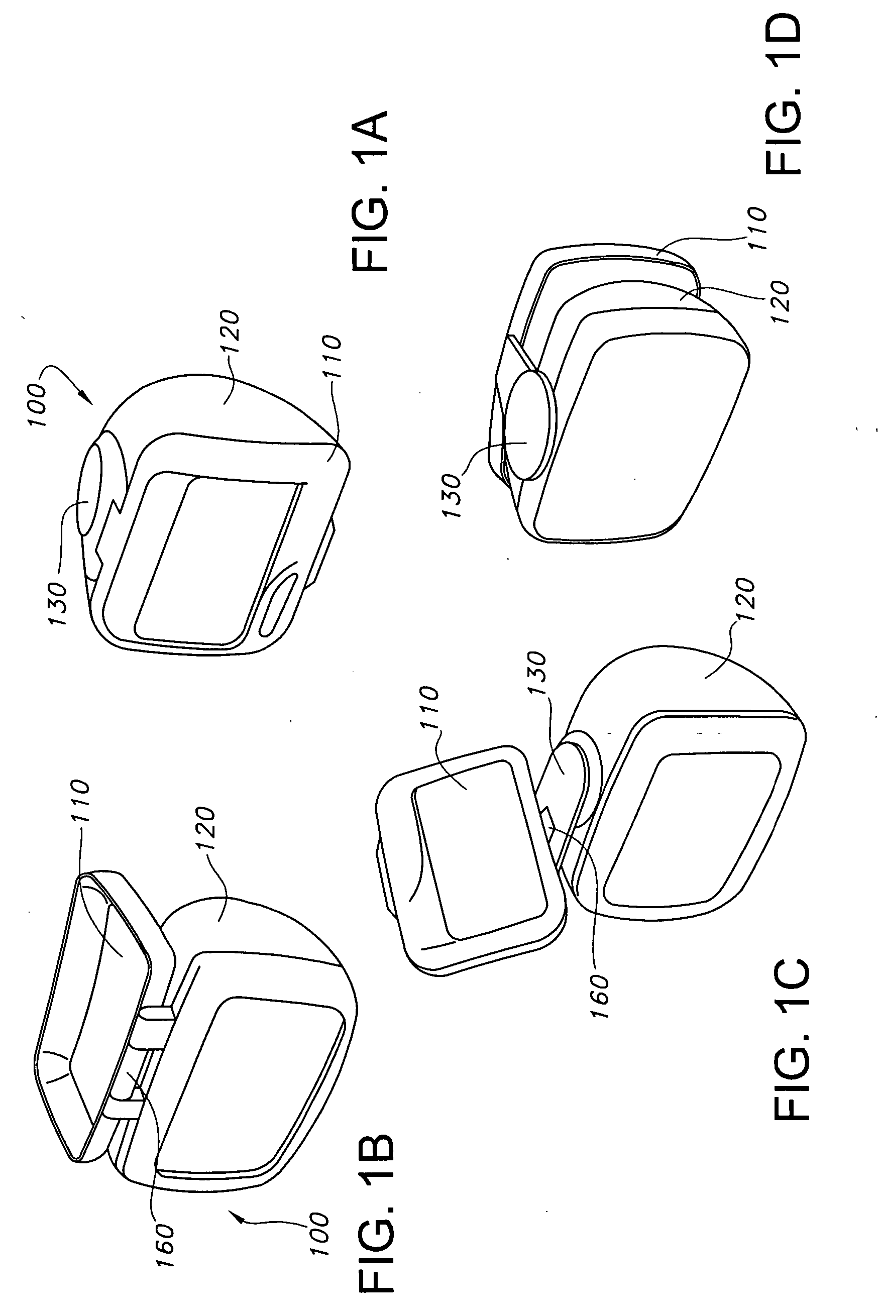 Swivel-lid protective case