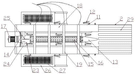 Glandular stomach esophagus cleaning and salting integral device