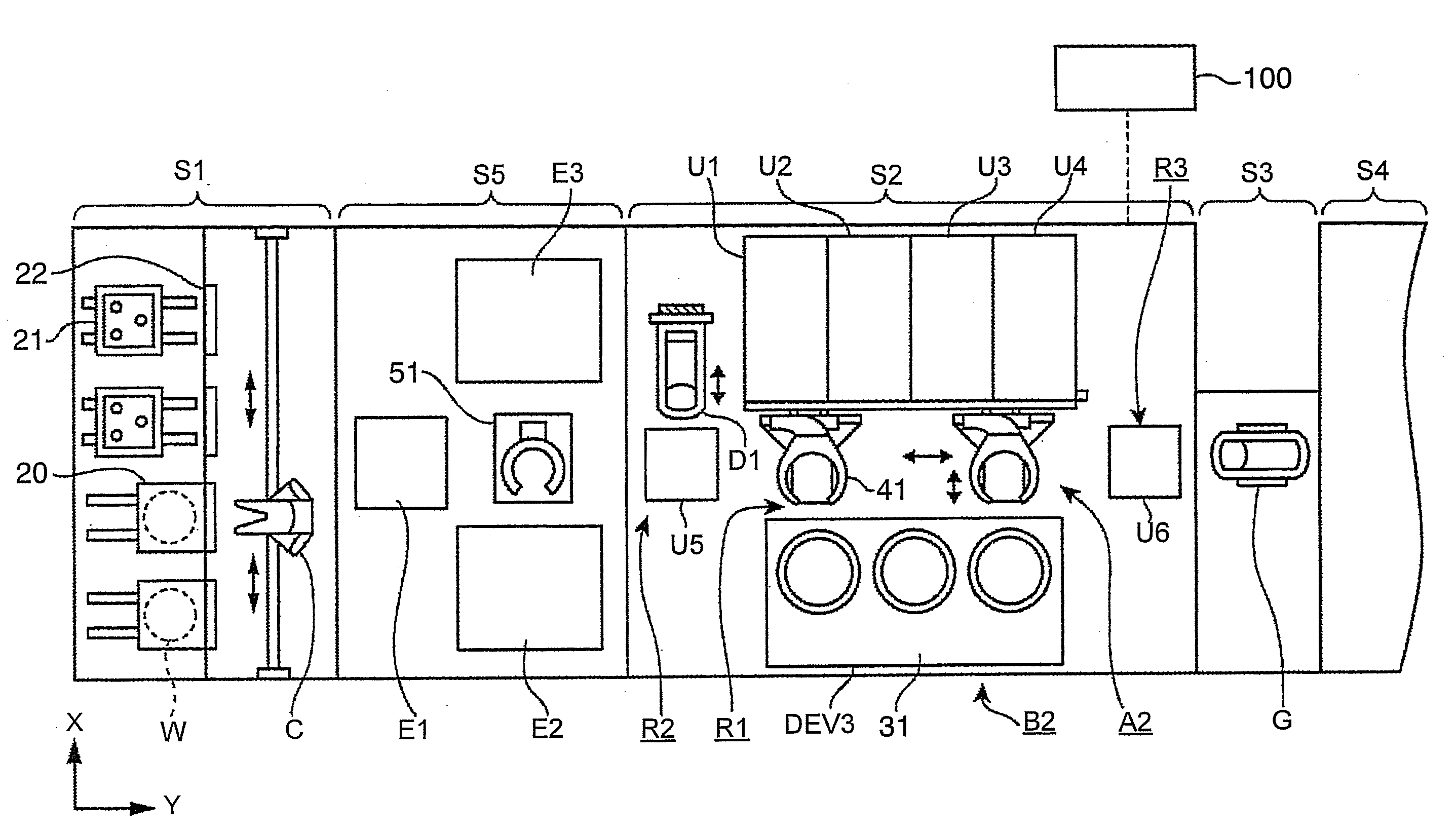 Coating and developing system control method of controlling coating and developing system