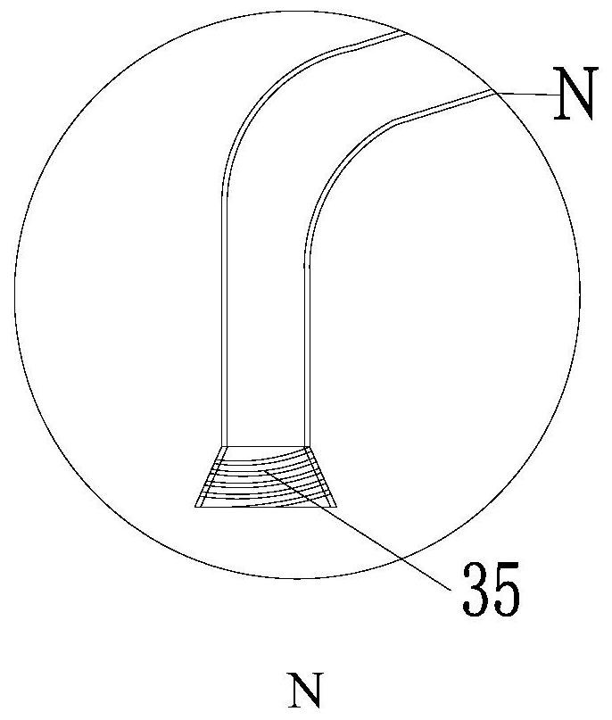 A multi-station filling machine for cosmetic finished liquid