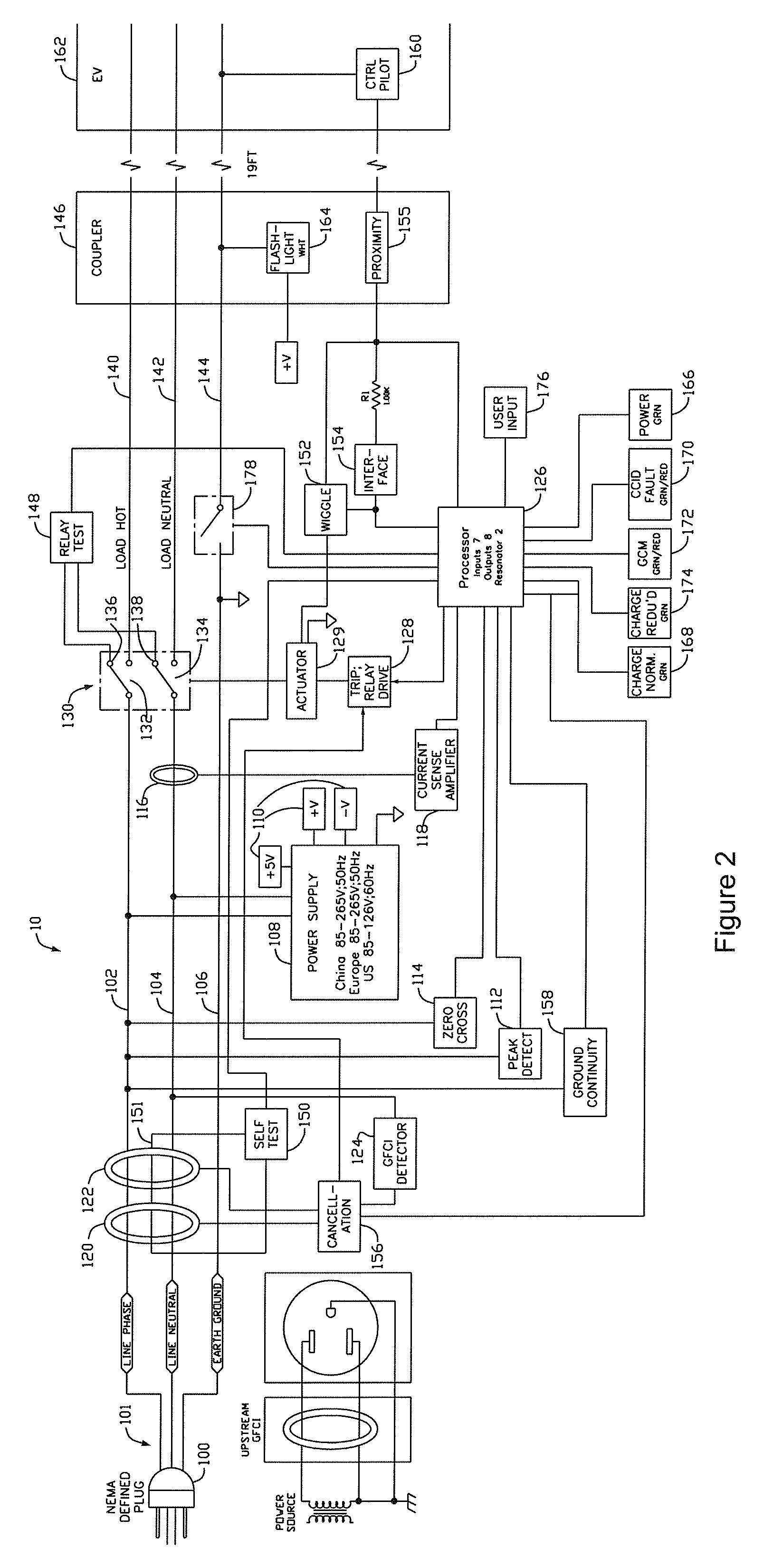 Protective device for an electrical supply facility