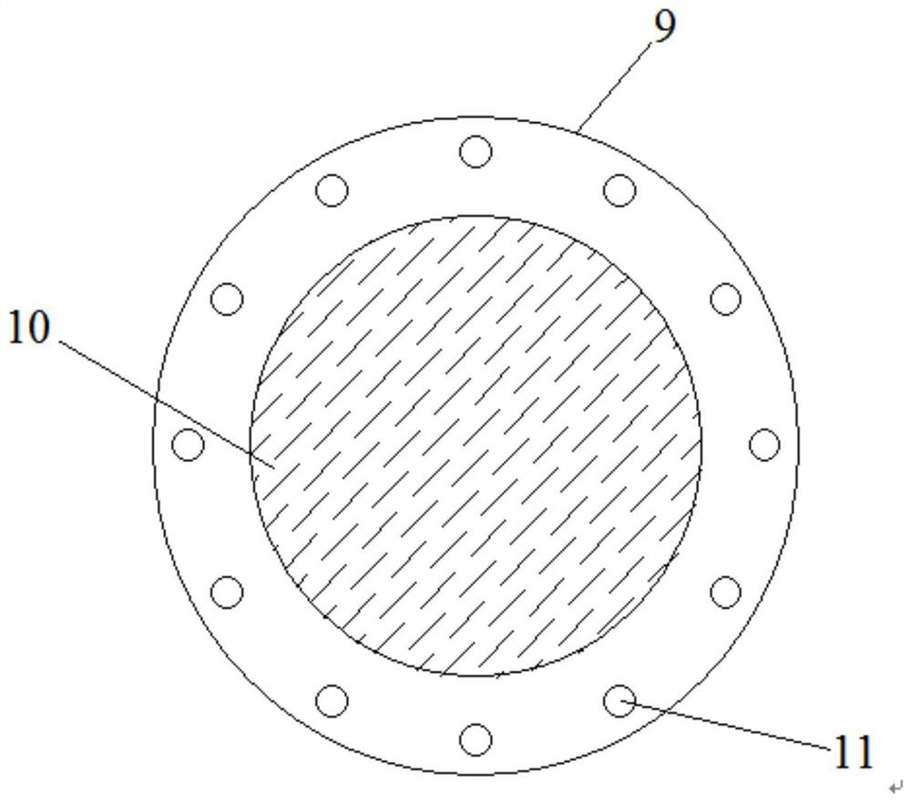 Improved device of wet wheel abrasion instrument test mold and working method thereof