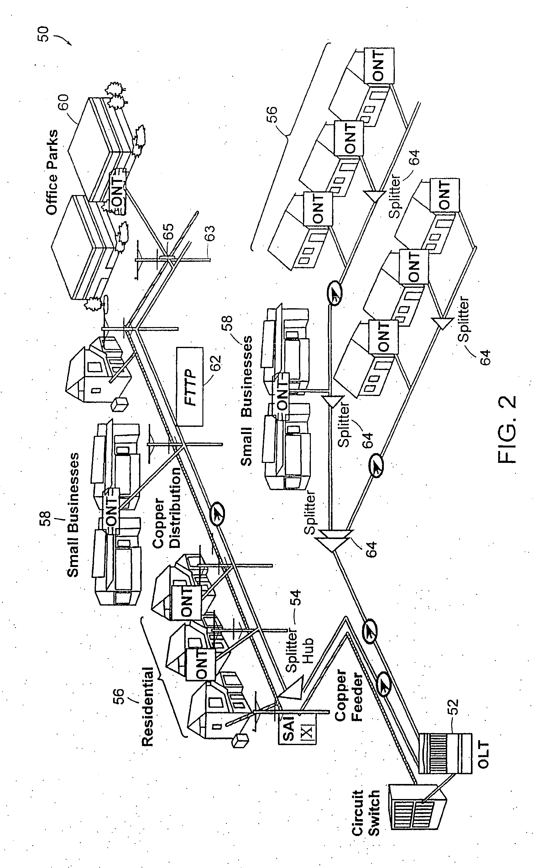 Hinged parking in fiber distribution hubs