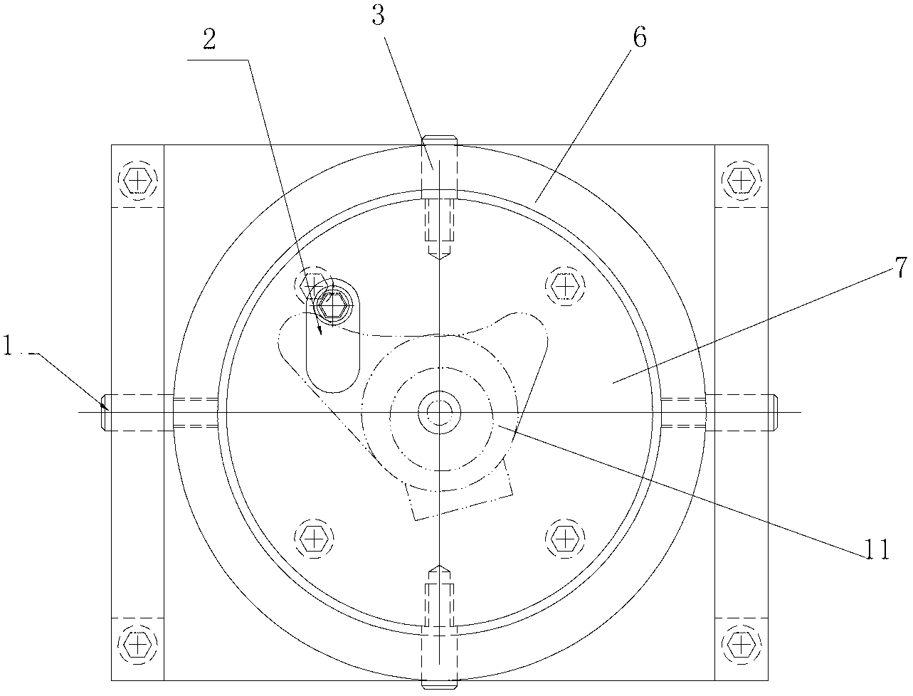 Float-type hole grinding clamp