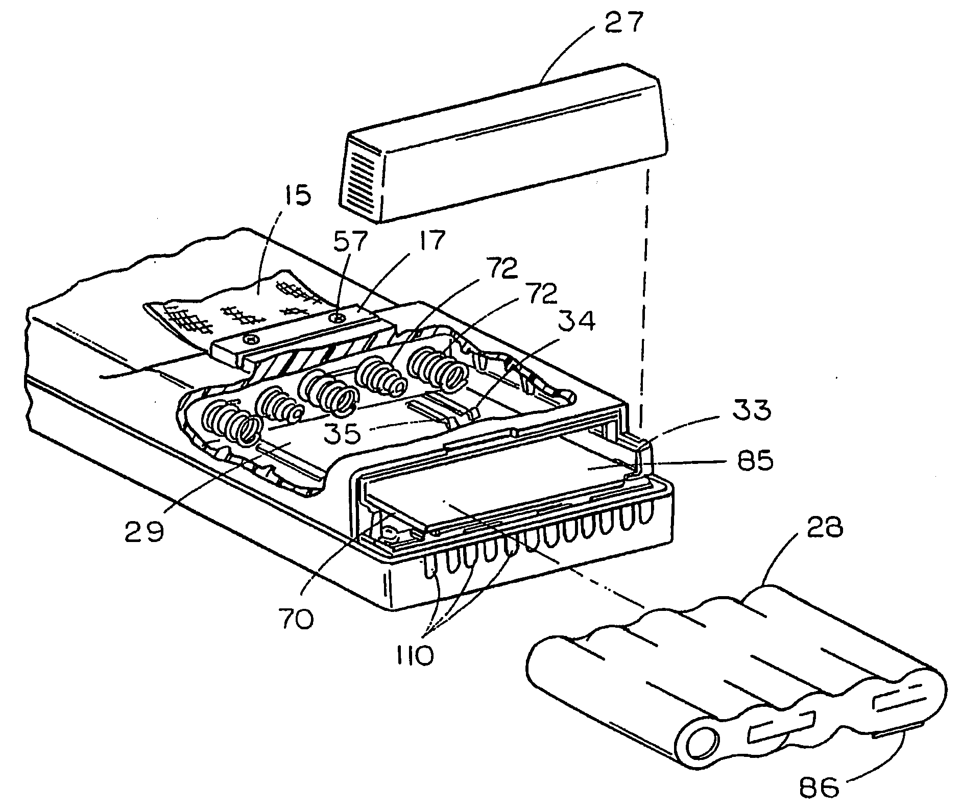 Portable computerized data communication device