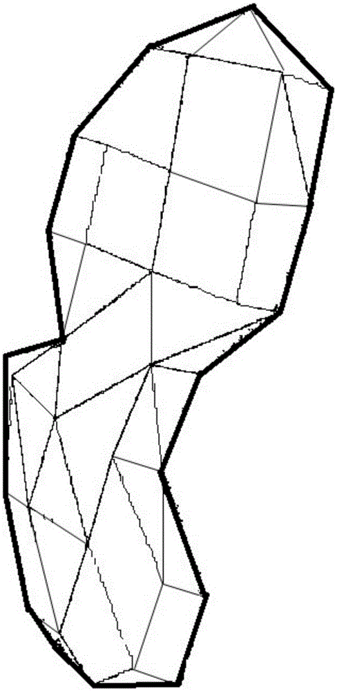 Method for cutting block model of three-dimensional ore body with attribute to generate two-dimensional profile map