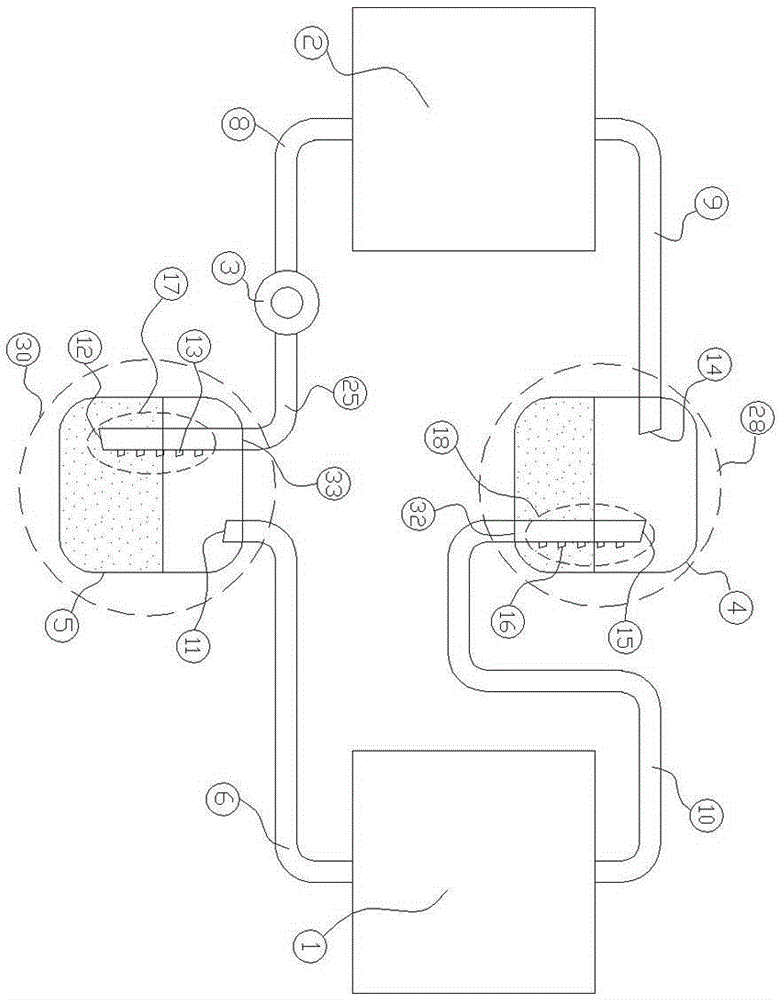 A two-phase flow dynamic heat pipe system