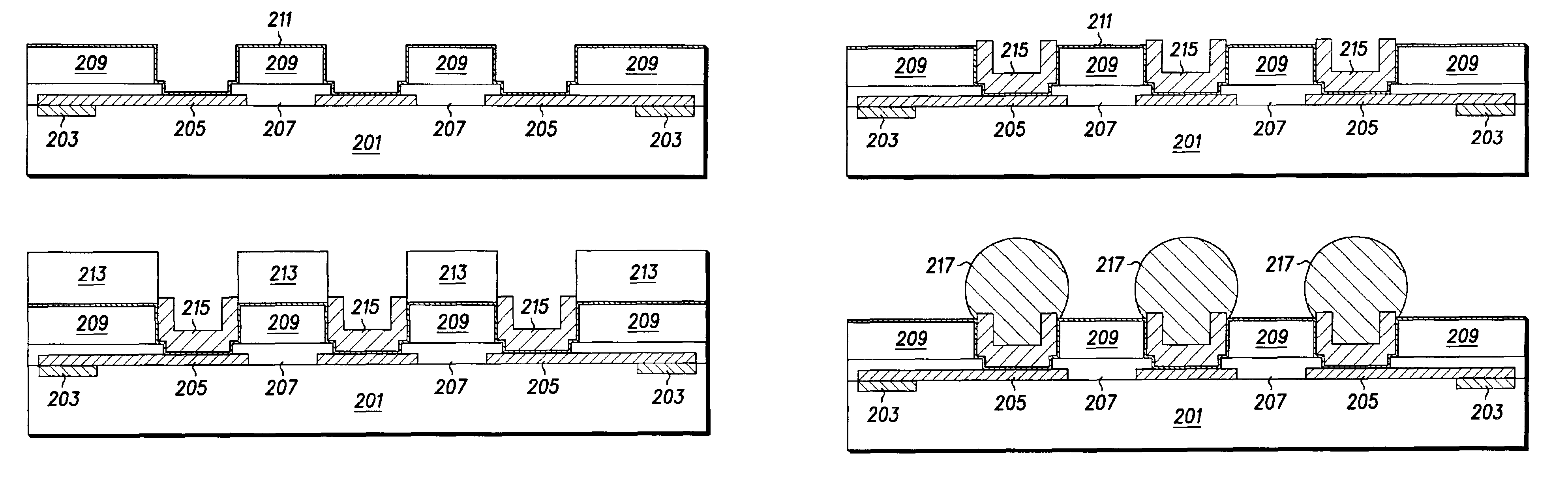 Under bump metallurgy structural design for high reliability bumped packages