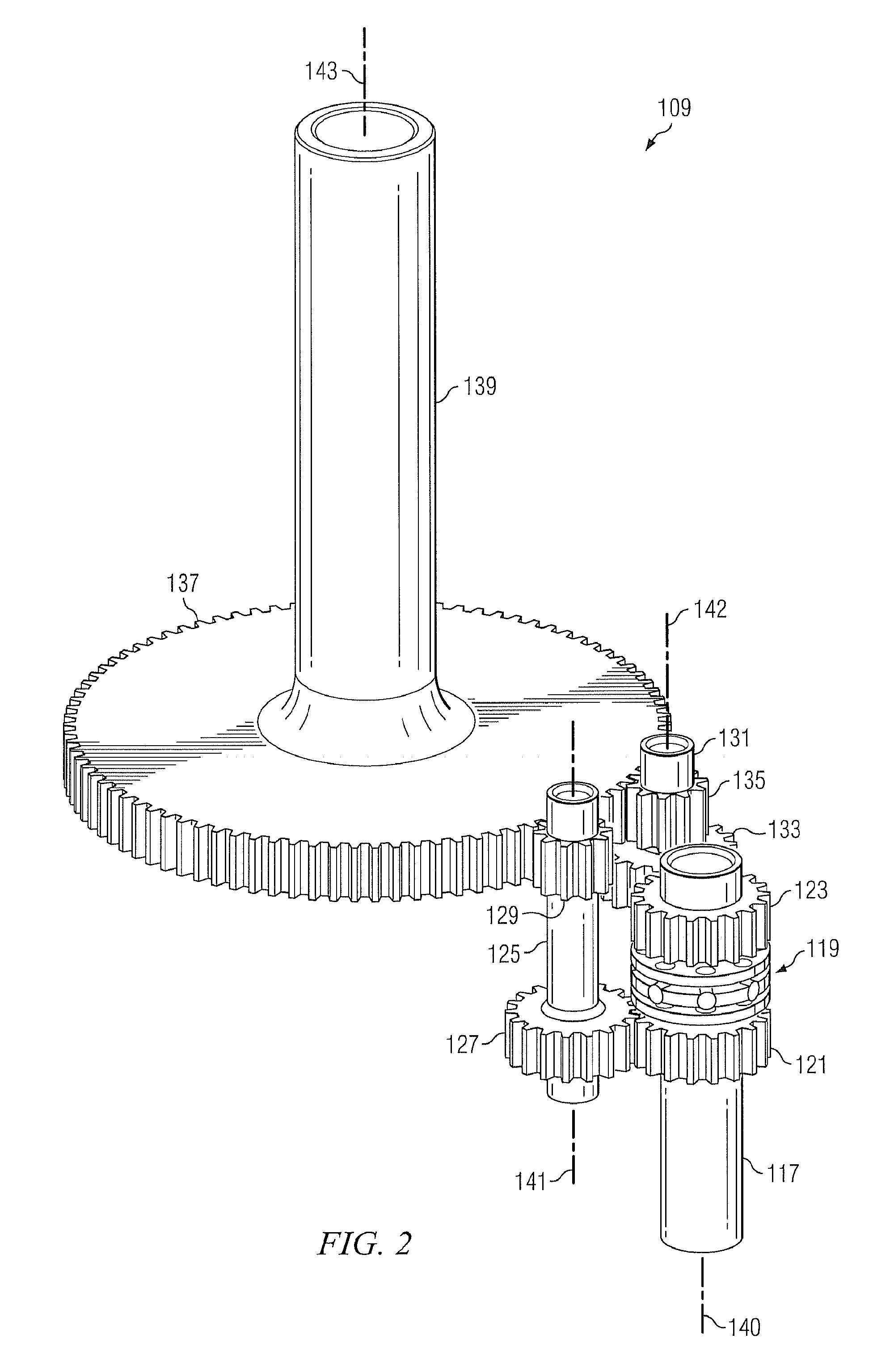 Multiple Drive-Path Transmission with Torque-Splitting Differential Mechanism