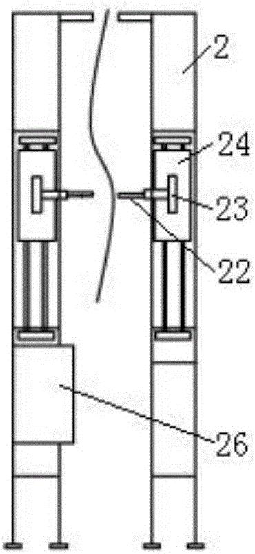 Warp beam yarn leasing device and leasing method thereof