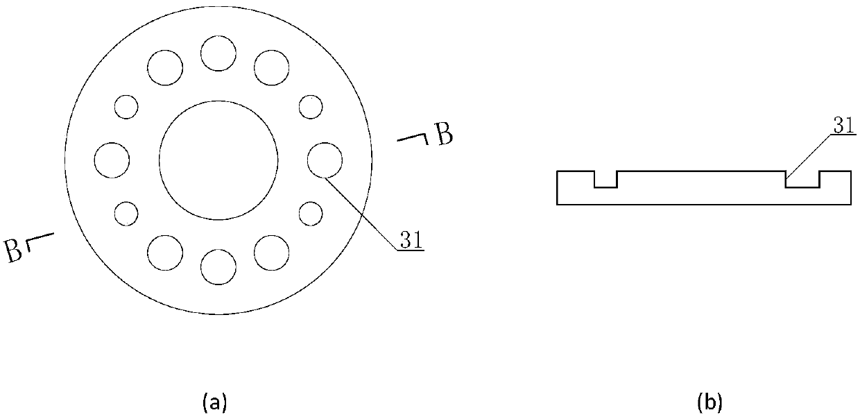 Concrete stress-strain full curve test device for damage caused by environmental corrosion