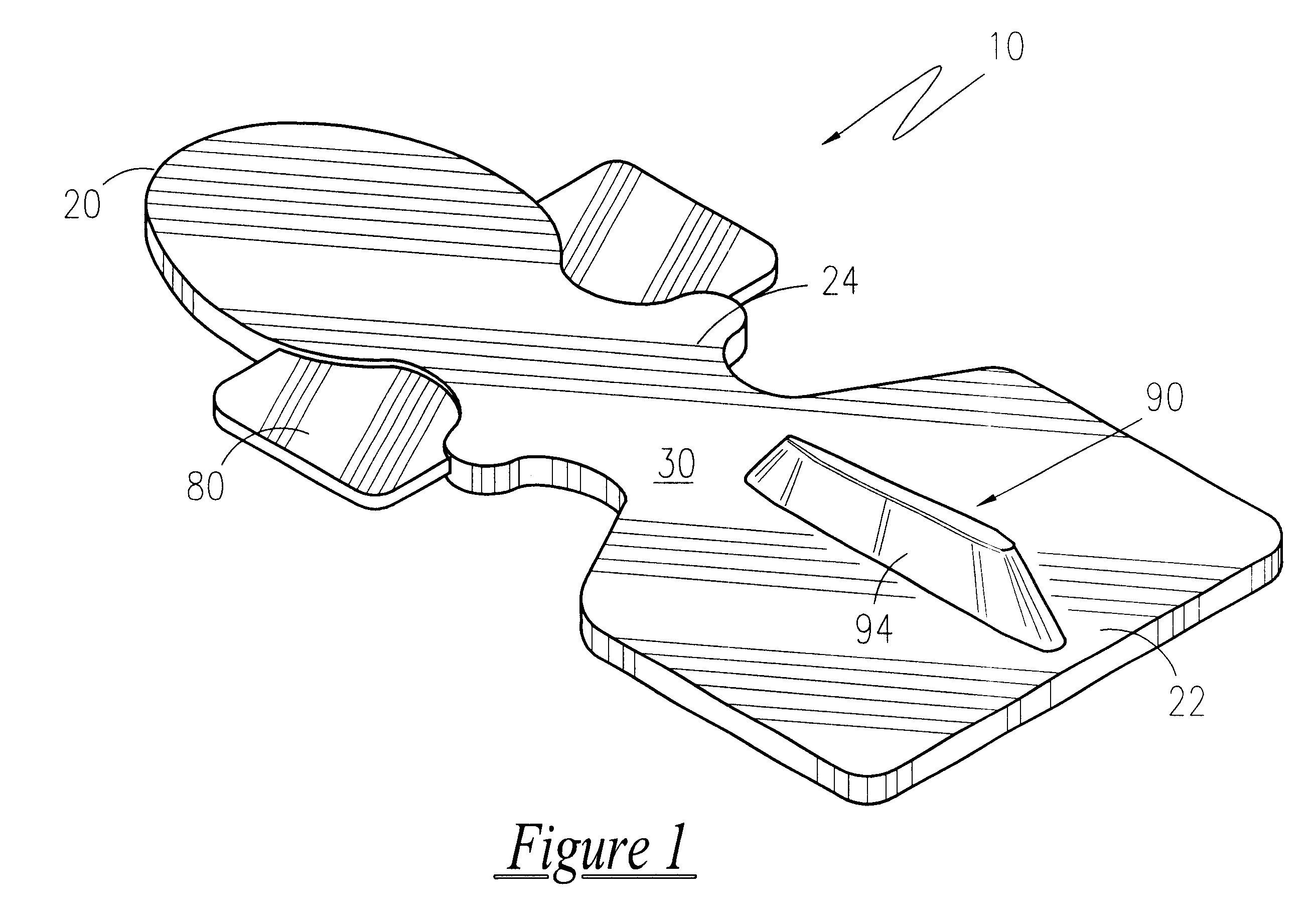 Absorbent sanitary article with posterior guide ridge member