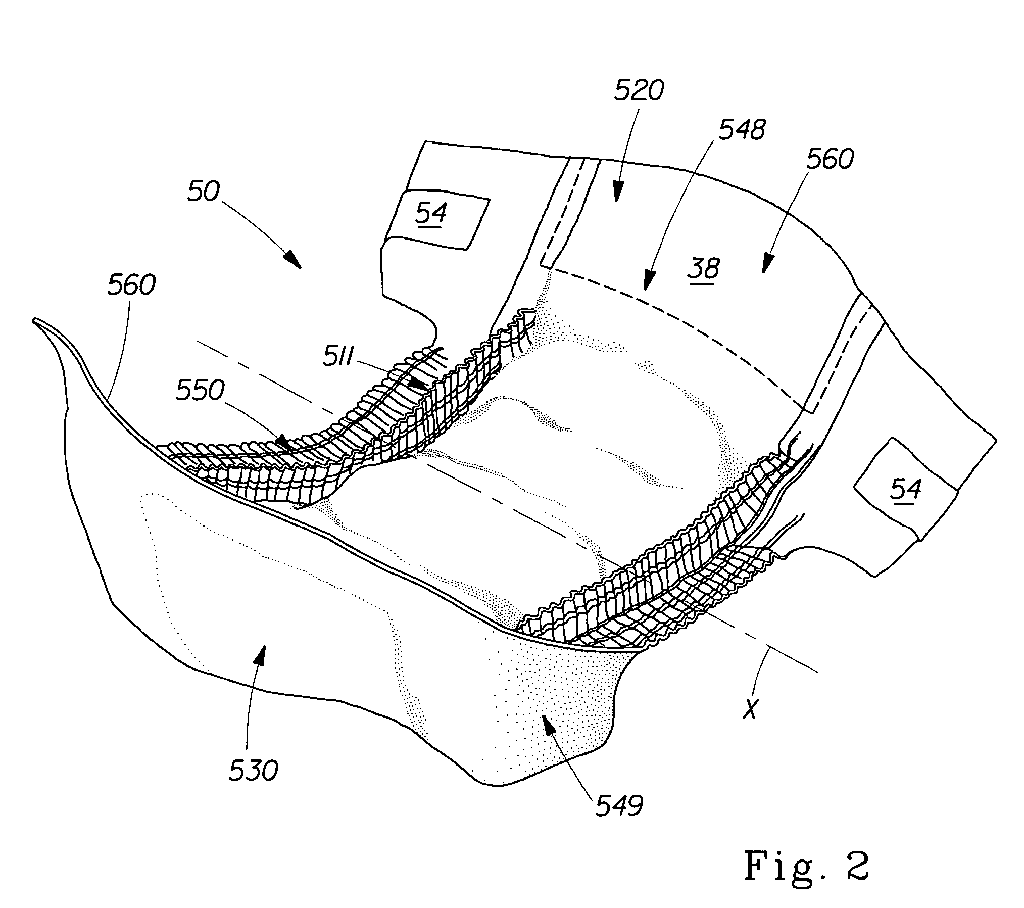 Hydrophobic surface coated absorbent articles and associated methods