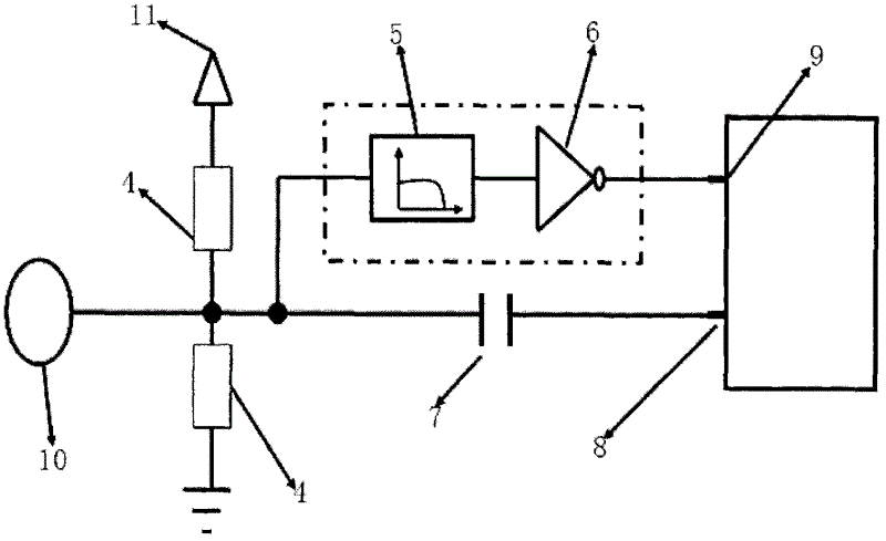 An air blowing on-off method of a mobile phone