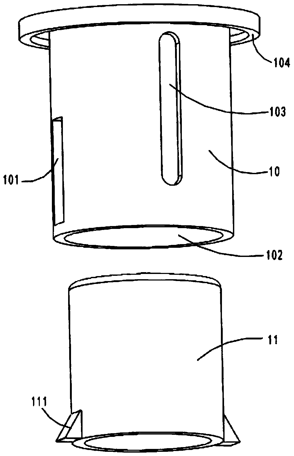 Gas discharging device, fuel tank and automobile