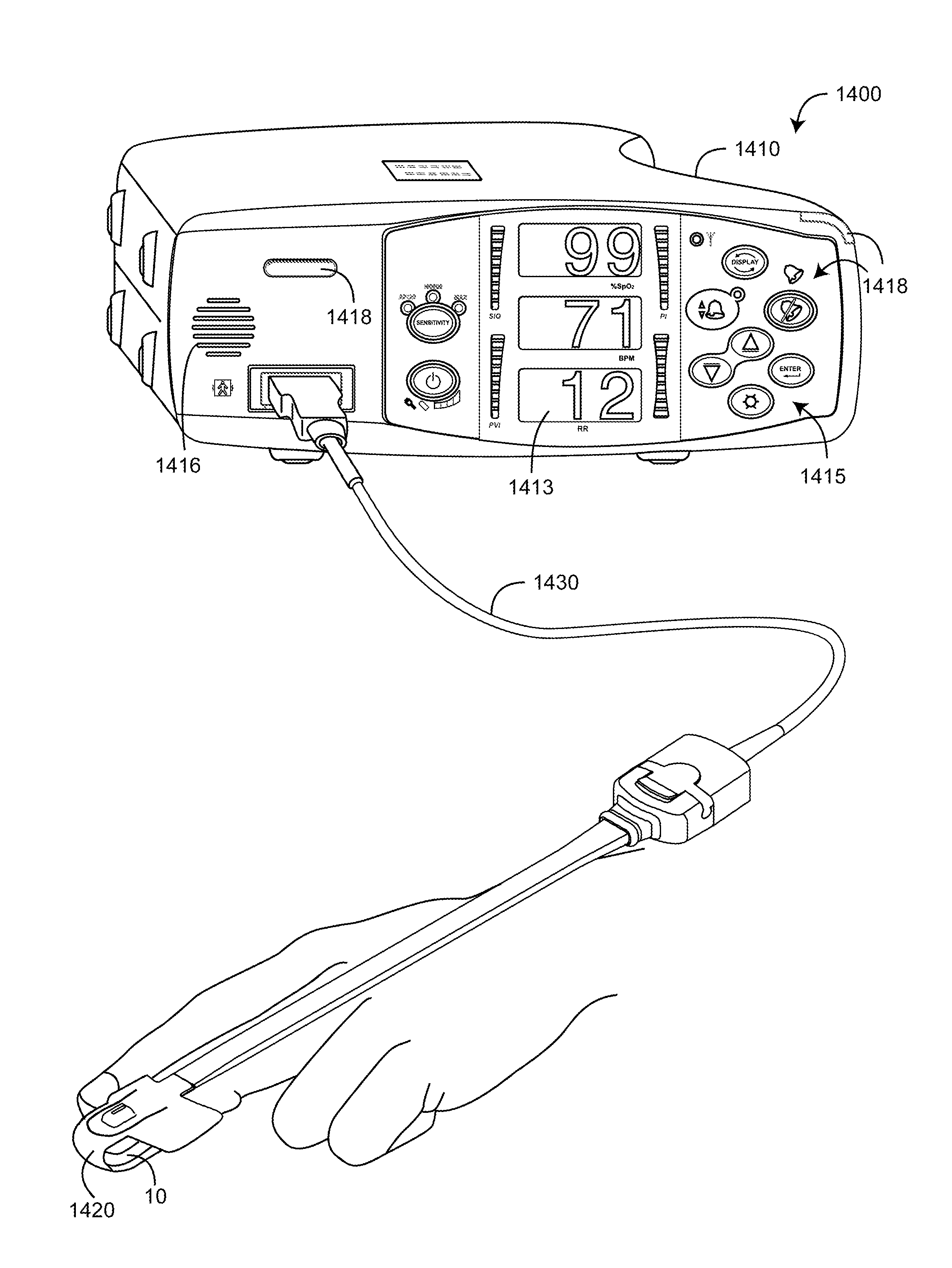 Plethysmographic respiration processor