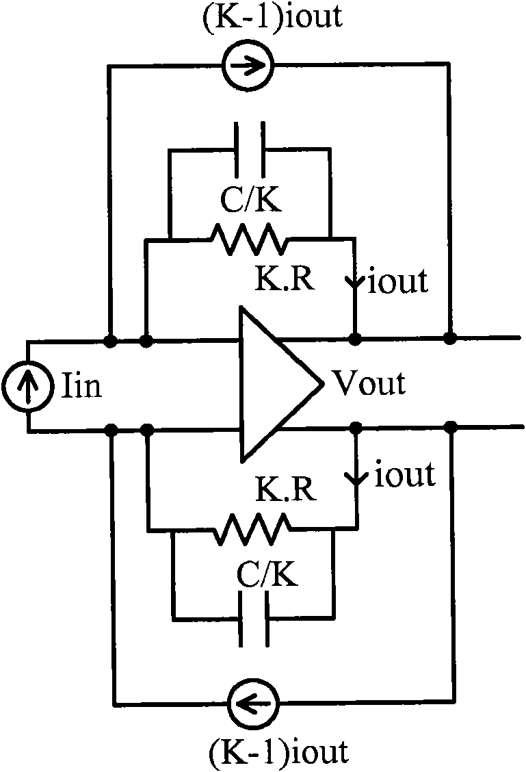 Capacitance multiplier circuit