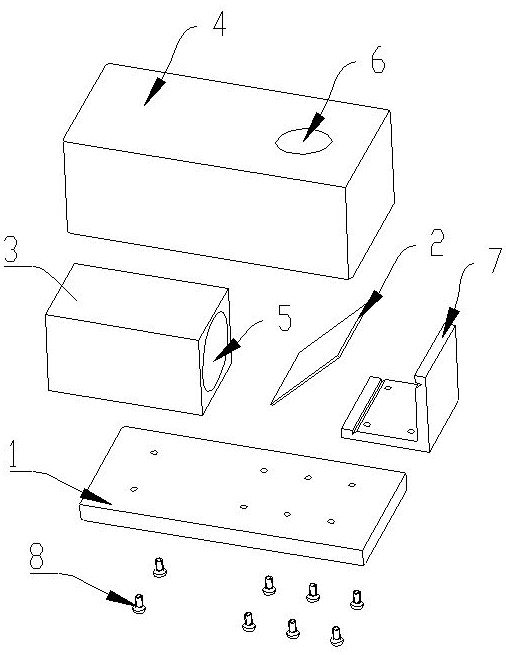 Auxiliary device for cleaning the surface of optical lens