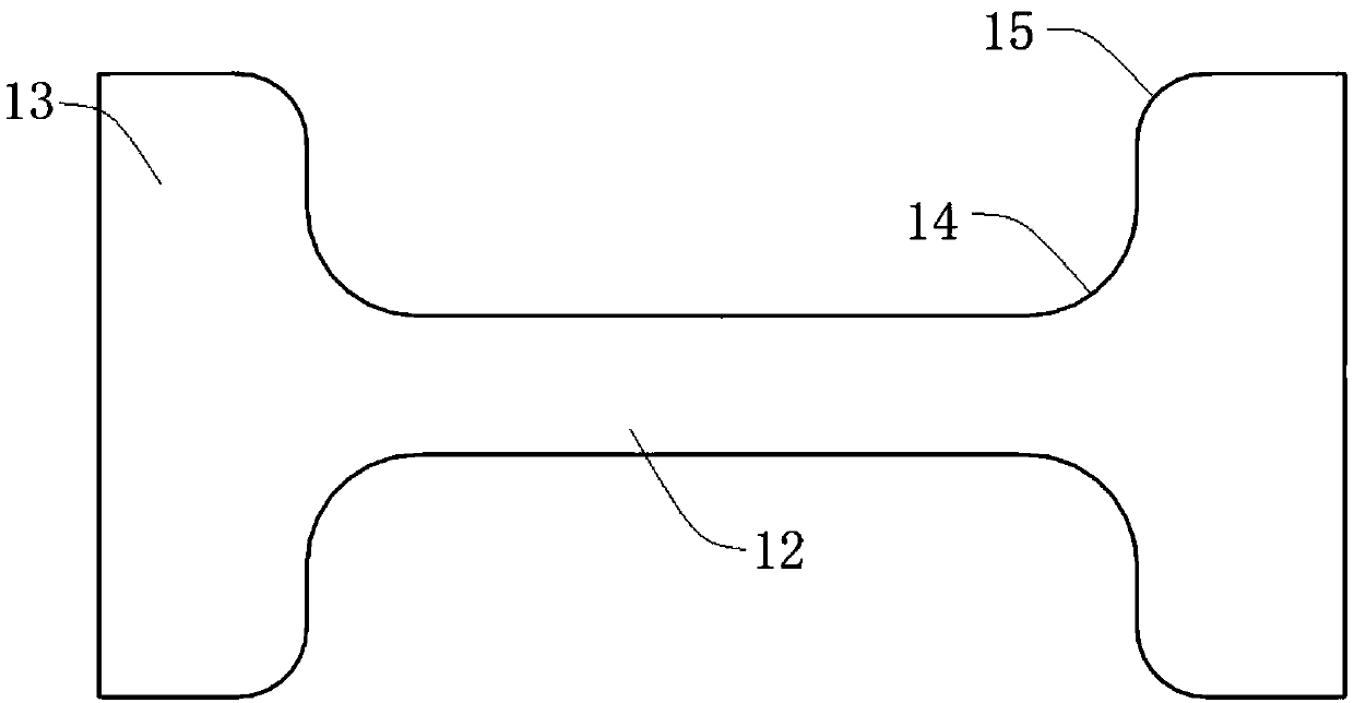 Crystallizer submersed nozzle of beam blank single-point nonequilibrium protective casting and using method