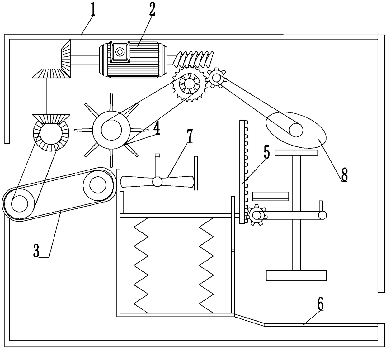 Self-propelled corn straw harvesting and bundling all-in-one machine