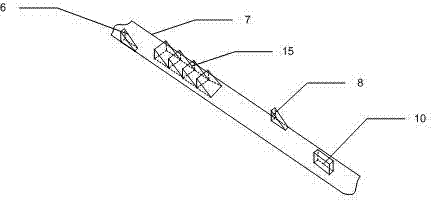 Intelligent clothes airing device capable of gathering clothes through gravitational potential energy and manufacturing method thereof