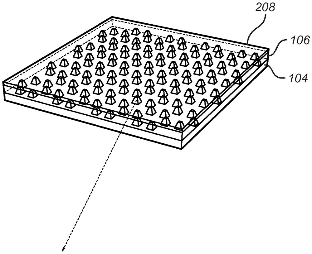 Spatial positioning of photon emitters in plasmonic illumination device