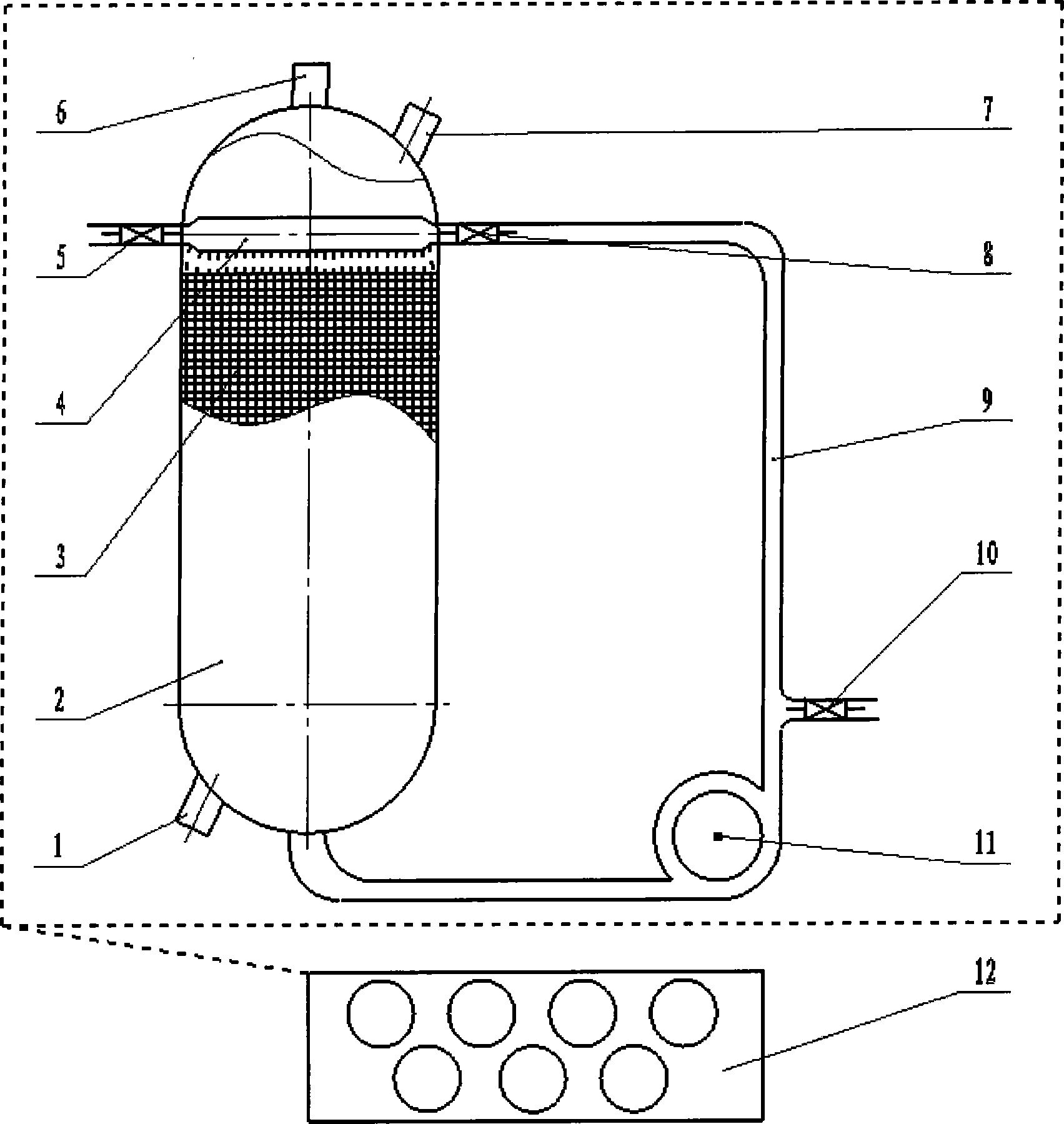 Continuous multiple surfaces two-phase structure constant temperature vacuum dewatering process and device and applications thereof