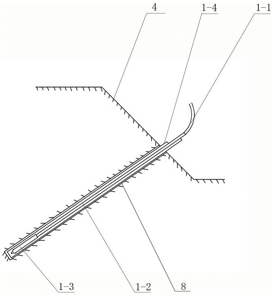 Settling device and settling method of well point downpipe in fluid soil layer