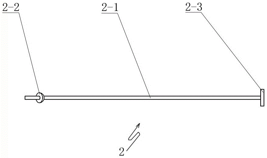 Settling device and settling method of well point downpipe in fluid soil layer