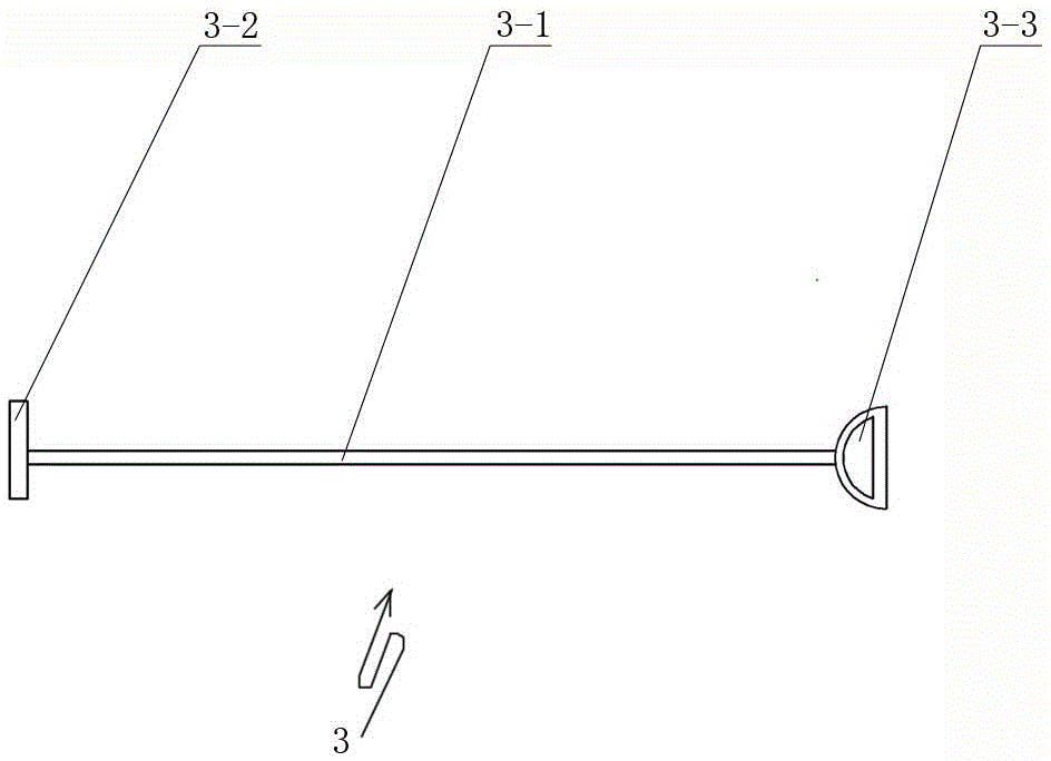 Settling device and settling method of well point downpipe in fluid soil layer