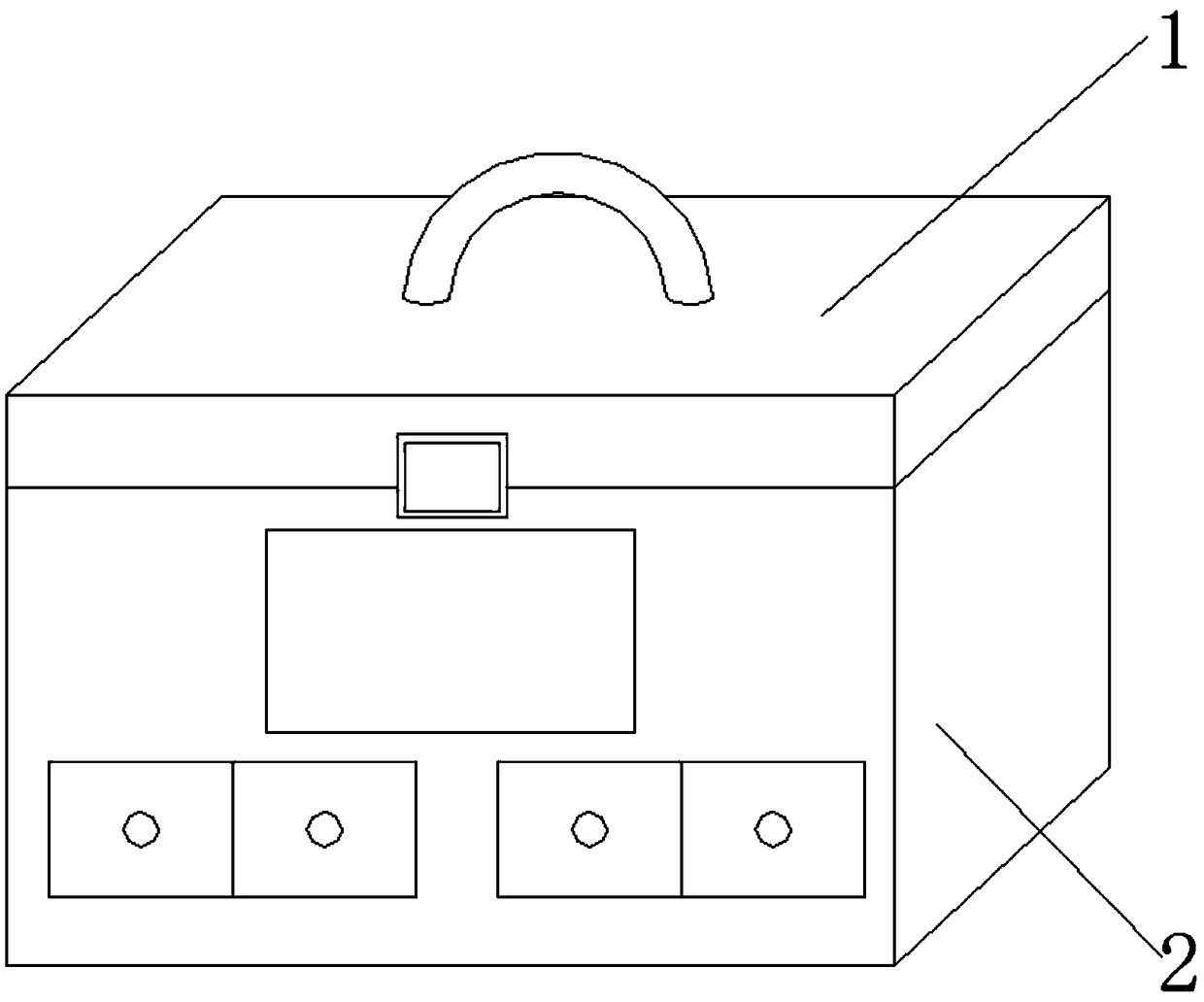 Household intelligent first-aid case