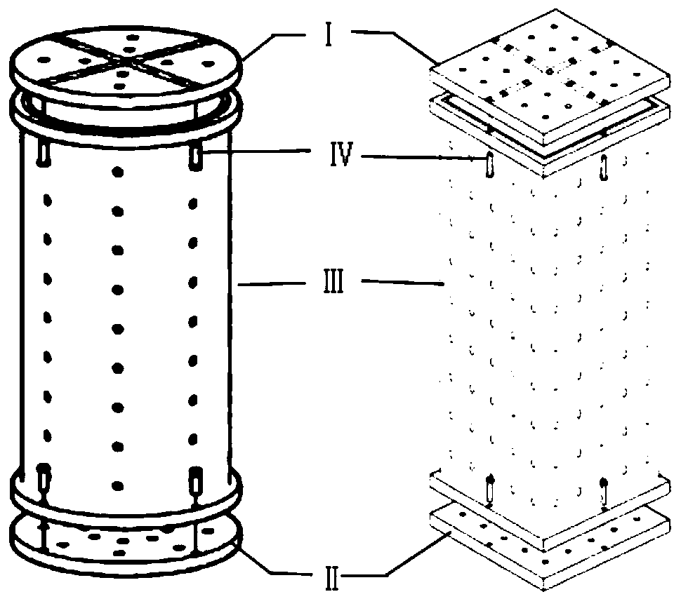 A kind of porous rock sample production mold and production method