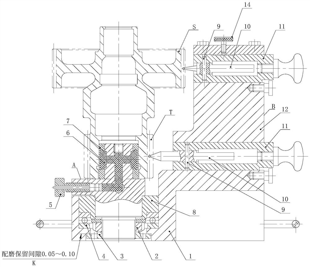 Duplicate gear tooth surface angle detection equipment and using method thereof