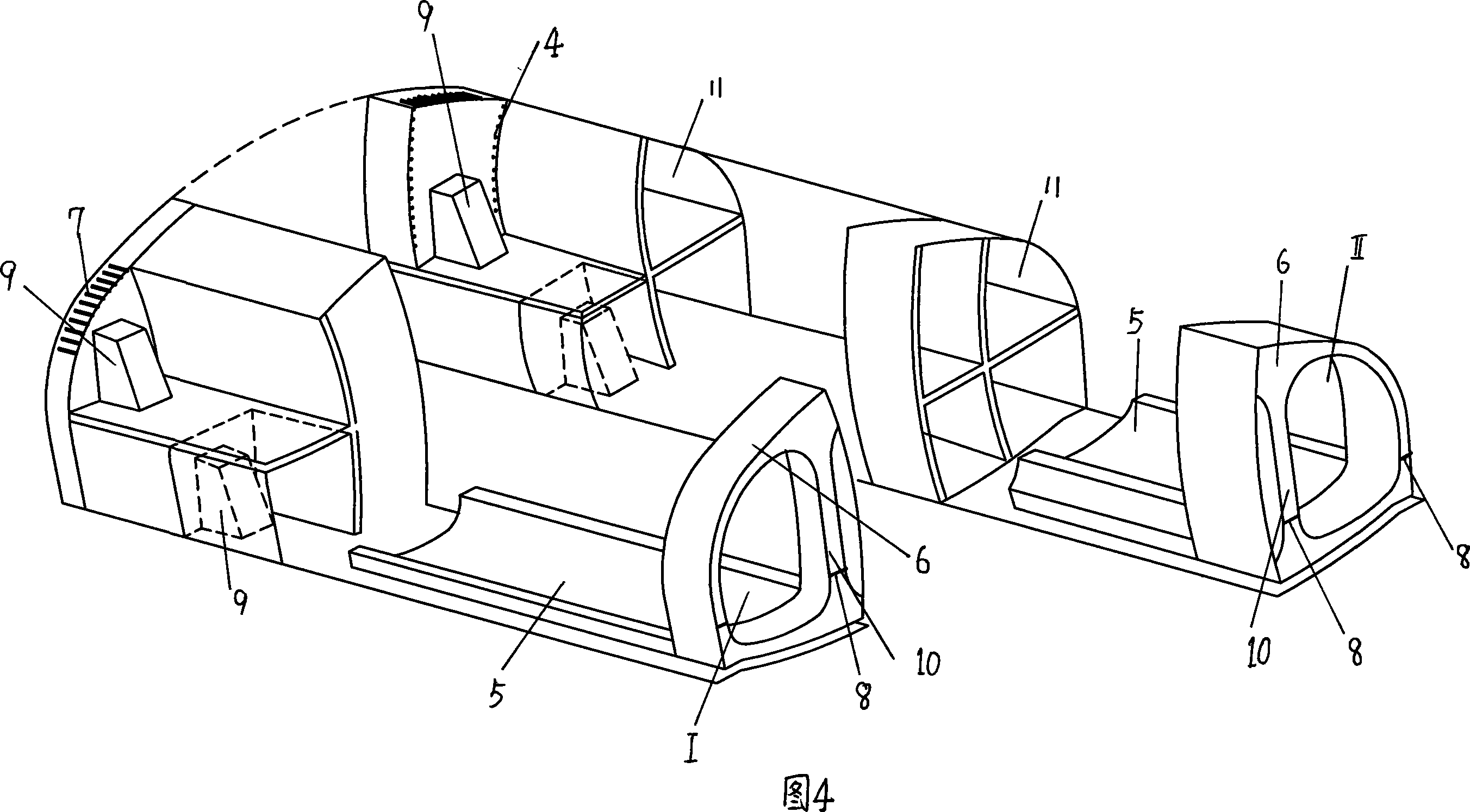 Three-connected-arch tunnel double-side cavity construction method for soft geological