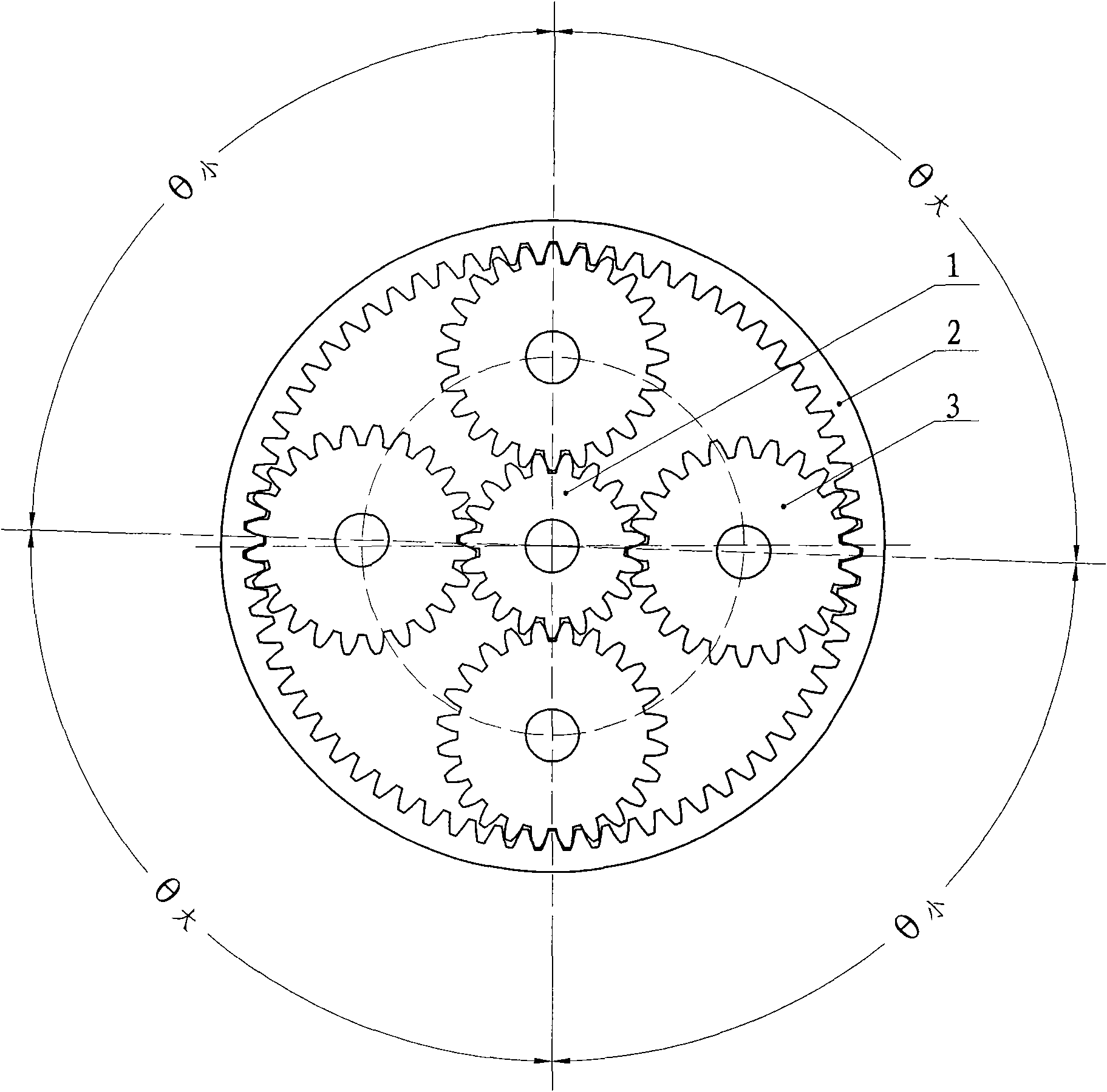 Assembling method for planetary gear transmission