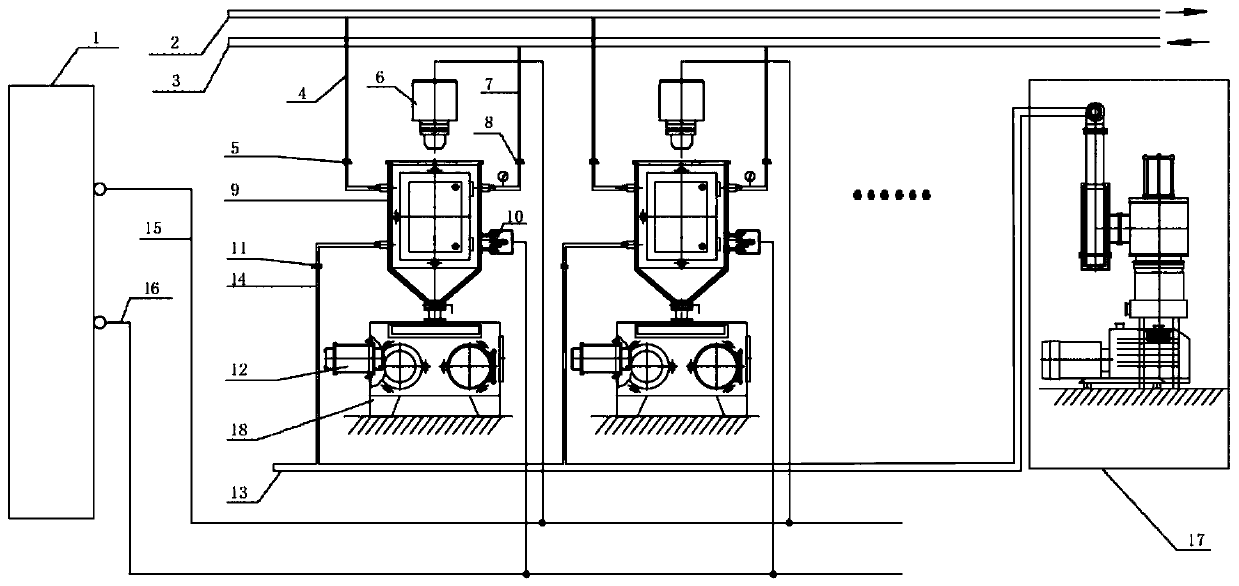 Laser evaporation multi-cavity nano-powder preparation device