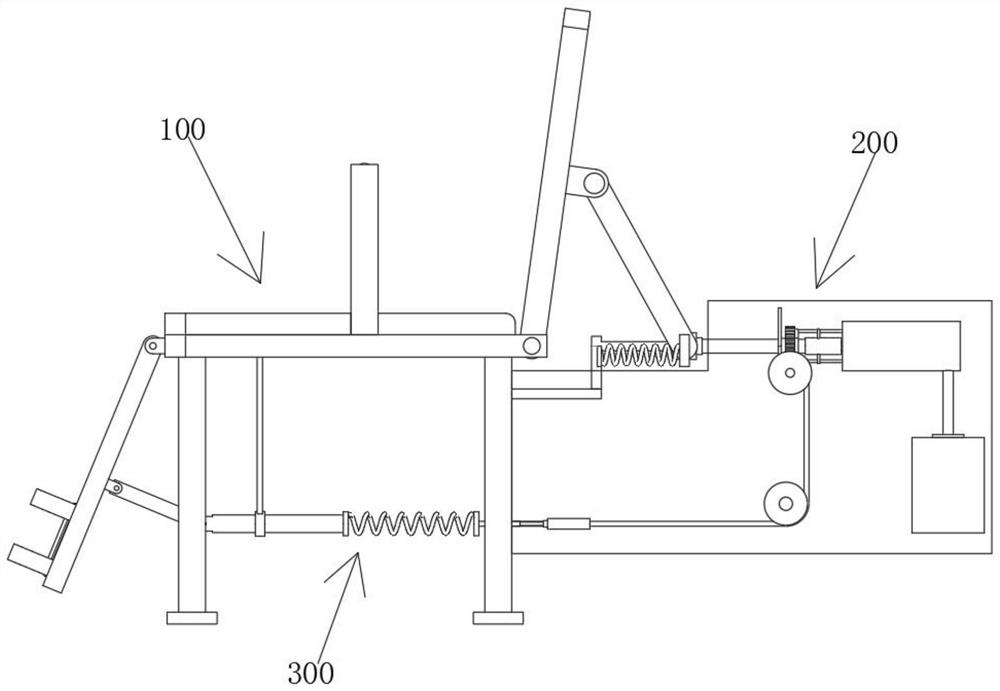 Muscle strength decline rehabilitation treatment instrument and use method thereof