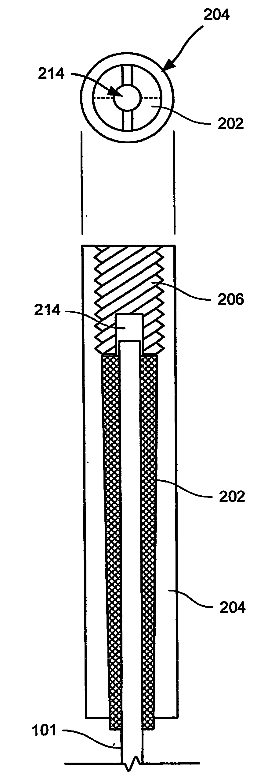 Collet-type splice and dead end for use with an aluminum conductor composite core reinforced cable