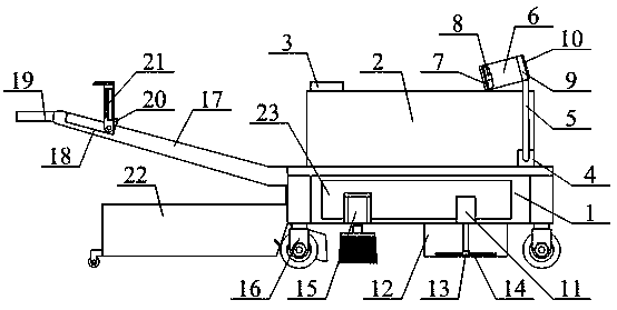 Intelligent multifunctional comprehensive spraying and pruning device for garden maintenance