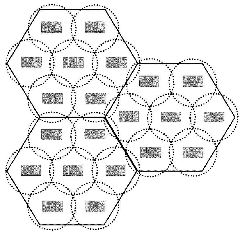 Self-optimizing distributed antenna system using soft frequency reuse