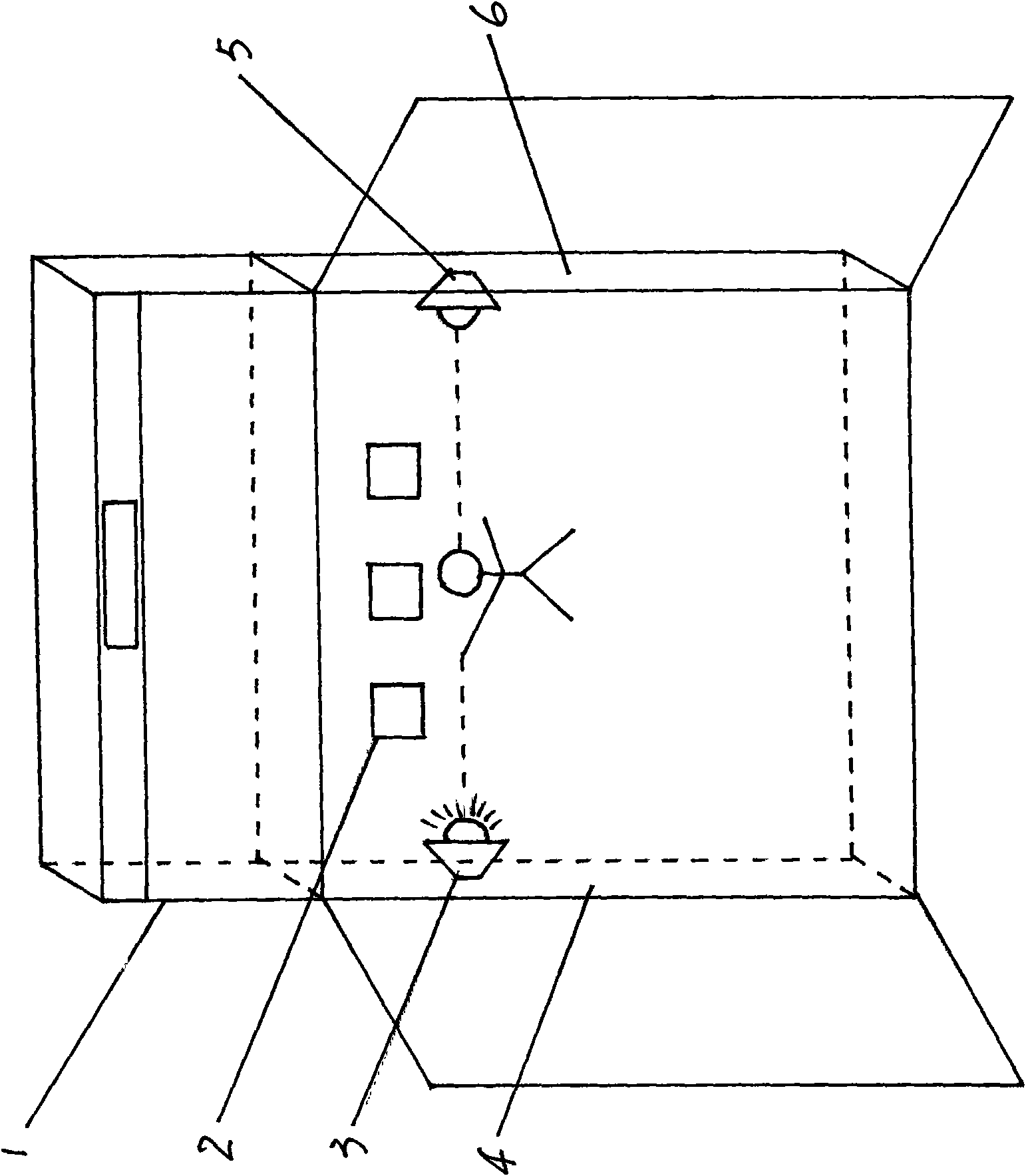 Safety alarm method of high voltage switch maintenance state